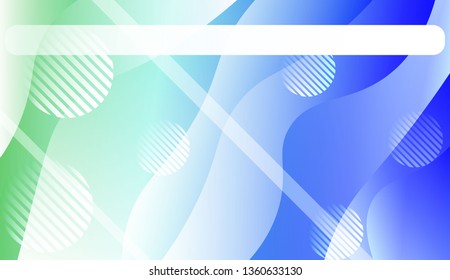 Abstract Waves. Futuristic Technology Style Background. For Your Design Wallpapers Presentation. Vector Illustration with Color Gradient