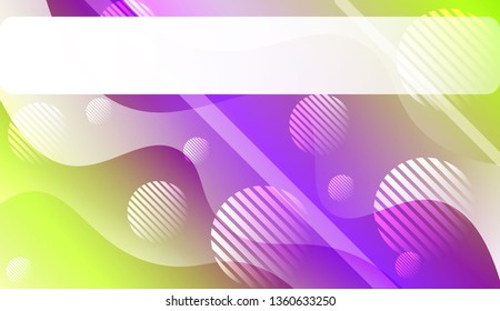 Abstract Waves. Futuristic Technology Style Background. For Your Design Wallpapers Presentation. Vector Illustration with Color Gradient