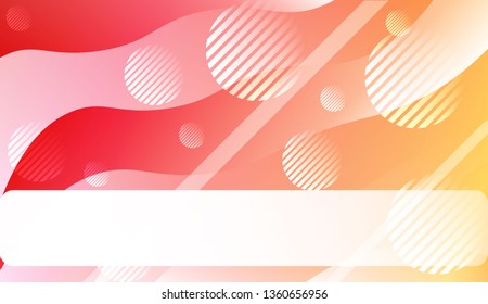 Abstract Waves. Futuristic Technology Style Background. For Cover Page, Landing Page, Banner. Vector Illustration with Color Gradient