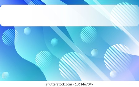 Abstract Waves. Futuristic Technology Style Background. For Cover Page, Landing Page, Banner. Vector Illustration with Color Gradient