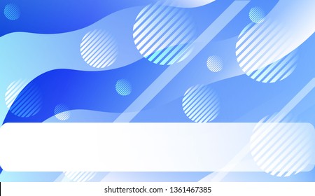 Abstract Waves. Futuristic Technology Style Background. For Cover Page, Landing Page, Banner. Vector Illustration with Color Gradient