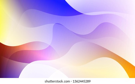 Abstract Waves. Futuristic Technology Style Background. For Creative Templates, Cards, Color Covers Set. Vector Illustration with Color Gradient