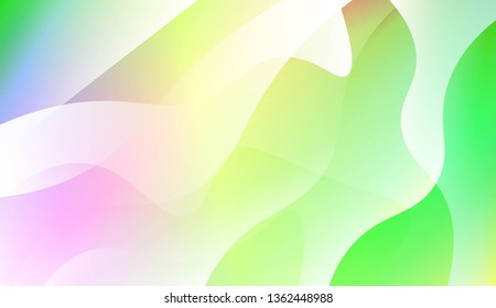 Abstract Waves. Futuristic Technology Style Background. For Creative Templates, Cards, Color Covers Set. Vector Illustration with Color Gradient