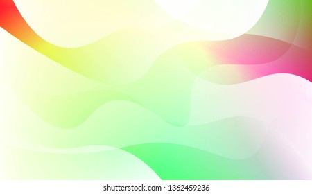 Abstract Waves. Futuristic Technology Style Background. For Creative Templates, Cards, Color Covers Set. Vector Illustration with Color Gradient