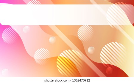 Abstract Waves. Futuristic Technology Style Background. For Cover Page, Landing Page, Banner. Vector Illustration with Color Gradient