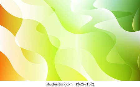 Abstract Waves. Futuristic Technology Style Background. For Creative Templates, Cards, Color Covers Set. Vector Illustration with Color Gradient