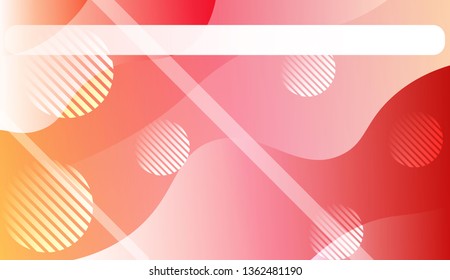 Abstract Waves. Futuristic Technology Style Background. For Cover Page, Landing Page, Banner. Vector Illustration with Color Gradient