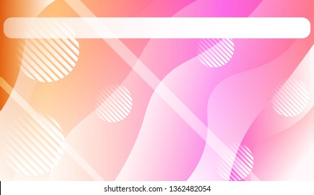 Abstract Waves. Futuristic Technology Style Background. For Cover Page, Landing Page, Banner. Vector Illustration with Color Gradient