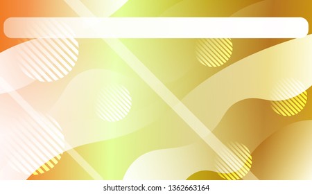 Abstract Waves. Futuristic Technology Style Background. For Cover Page, Landing Page, Banner. Vector Illustration with Color Gradient