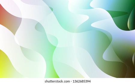 Abstract Waves. Futuristic Technology Style Background. For Creative Templates, Cards, Color Covers Set. Vector Illustration with Color Gradient