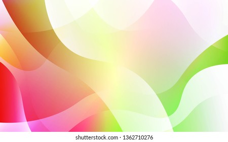 Abstract Waves. Futuristic Technology Style Background. For Creative Templates, Cards, Color Covers Set. Vector Illustration with Color Gradient