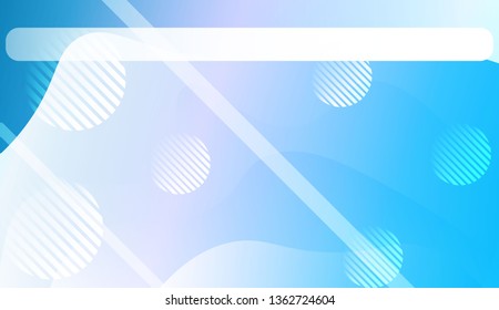 Abstract Waves. Futuristic Technology Style Background. For Cover Page, Landing Page, Banner. Vector Illustration with Color Gradient
