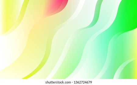 Abstract Waves. Futuristic Technology Style Background. For Creative Templates, Cards, Color Covers Set. Vector Illustration with Color Gradient