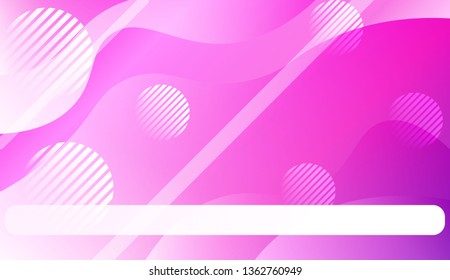 Abstract Waves. Futuristic Technology Style Background. For Cover Page, Landing Page, Banner. Vector Illustration with Color Gradient