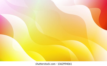 Abstract Waves. Futuristic Technology Style Background. For Creative Templates, Cards, Color Covers Set. Vector Illustration with Color Gradient