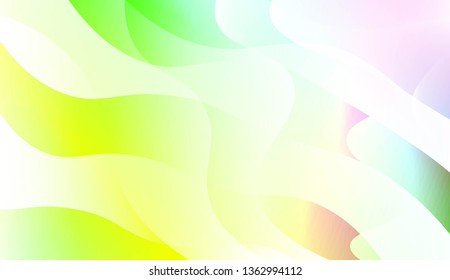Abstract Waves. Futuristic Technology Style Background. For Creative Templates, Cards, Color Covers Set. Vector Illustration with Color Gradient