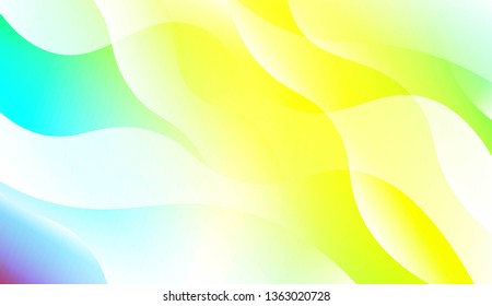 Abstract Waves. Futuristic Technology Style Background. For Creative Templates, Cards, Color Covers Set. Vector Illustration with Color Gradient
