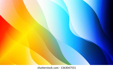 Abstract Waves. Futuristic Technology Style Background. For Creative Templates, Cards, Color Covers Set. Vector Illustration with Color Gradient