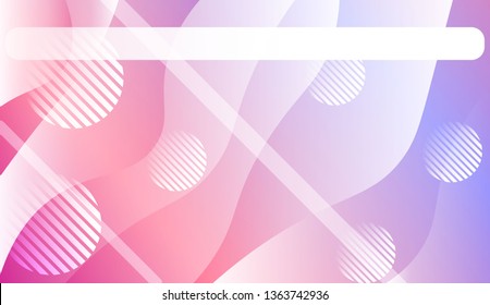 Abstract Waves. Futuristic Technology Style Background. For Cover Page, Landing Page, Banner. Vector Illustration with Color Gradient