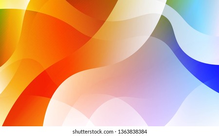 Abstract Waves. Futuristic Technology Style Background. For Creative Templates, Cards, Color Covers Set. Vector Illustration with Color Gradient