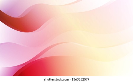 Abstract Waves. Futuristic Technology Style Background. For Creative Templates, Cards, Color Covers Set. Vector Illustration with Color Gradient