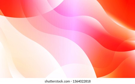 Abstract Waves. Futuristic Technology Style Background. For Creative Templates, Cards, Color Covers Set. Vector Illustration with Color Gradient