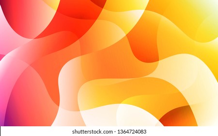 Abstract Waves. Futuristic Technology Style Background. For Creative Templates, Cards, Color Covers Set. Vector Illustration with Color Gradient