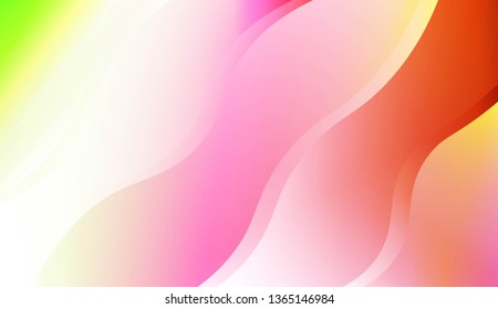 Abstract Waves. Futuristic Technology Style Background. For Creative Templates, Cards, Color Covers Set. Vector Illustration with Color Gradient