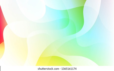 Abstract Waves. Futuristic Technology Style Background. For Creative Templates, Cards, Color Covers Set. Vector Illustration with Color Gradient