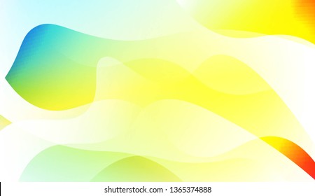 Abstract Waves. Futuristic Technology Style Background. For Creative Templates, Cards, Color Covers Set. Vector Illustration with Color Gradient