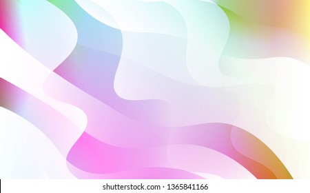 Abstract Waves. Futuristic Technology Style Background. For Creative Templates, Cards, Color Covers Set. Vector Illustration with Color Gradient