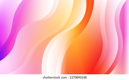 Abstract Waves. Futuristic Technology Style Background. For Creative Templates, Cards, Color Covers Set. Vector Illustration with Color Gradient