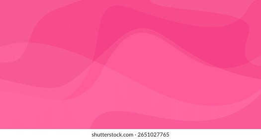 Abstrakte Wellen Farbverlauf Hintergrund. Rosa Flüssigkeit Banner Vorlage. Vektorgrafik