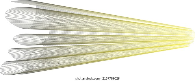 Abstract waves graphic line sonic or sound wave vector image