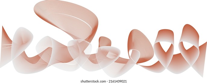 Imagen vectorial de onda sónica o de onda sónica de ondas abstractas