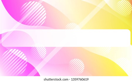 Abstract Waves, Line, Geometric Shape. Futuristic Technology Style Background. For Creative Templates, Cards, Color Covers Set. Vector Illustration with Color Gradient