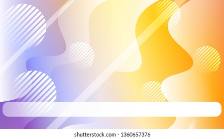 Abstract Waves, Line, Geometric Shape. Futuristic Technology Style Background. For Creative Templates, Cards, Color Covers Set. Vector Illustration with Color Gradient