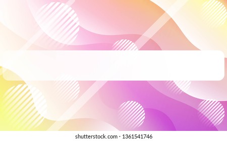 Abstract Waves, Line, Geometric Shape. Futuristic Technology Style Background. For Creative Templates, Cards, Color Covers Set. Vector Illustration with Color Gradient