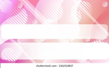 Abstract Waves, Line, Geometric Shape. Futuristic Technology Style Background. For Creative Templates, Cards, Color Covers Set. Vector Illustration with Color Gradient