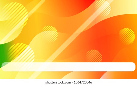 Abstract Waves, Line, Geometric Shape. Futuristic Technology Style Background. For Creative Templates, Cards, Color Covers Set. Vector Illustration with Color Gradient