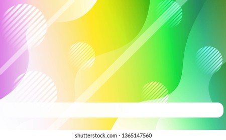 Abstract Waves, Line, Geometric Shape. Futuristic Technology Style Background. For Creative Templates, Cards, Color Covers Set. Vector Illustration with Color Gradient