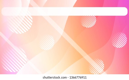 Abstract Waves, Line, Geometric Shape. Futuristic Technology Style Background. For Creative Templates, Cards, Color Covers Set. Vector Illustration with Color Gradient