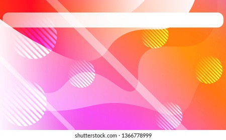 Abstract Waves, Line, Geometric Shape. Futuristic Technology Style Background. For Creative Templates, Cards, Color Covers Set. Vector Illustration with Color Gradient