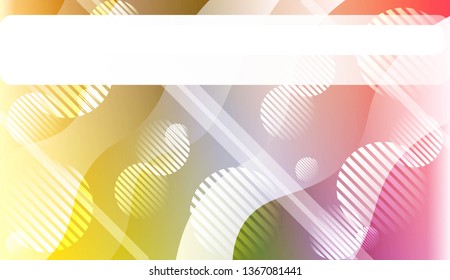 Abstract Waves, Line, Geometric Shape. Futuristic Technology Style Background. For Creative Templates, Cards, Color Covers Set. Vector Illustration with Color Gradient