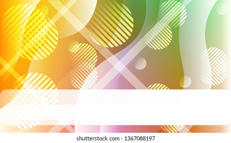 Abstract Waves, Line, Geometric Shape. Futuristic Technology Style Background. For Creative Templates, Cards, Color Covers Set. Vector Illustration with Color Gradient