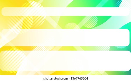 Abstract Waves, Line, Geometric Shape. Futuristic Technology Style Background. For Creative Templates, Cards, Color Covers Set. Vector Illustration with Color Gradient
