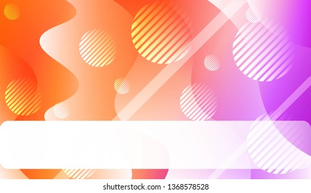 Abstract Waves, Line, Geometric Shape. Futuristic Technology Style Background. For Creative Templates, Cards, Color Covers Set. Vector Illustration with Color Gradient