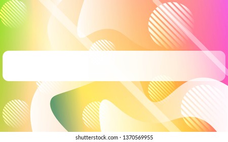Abstract Waves, Line, Geometric Shape. Futuristic Technology Style Background. For Creative Templates, Cards, Color Covers Set. Vector Illustration with Color Gradient