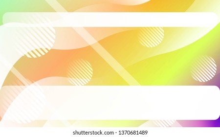 Abstract Waves, Line, Geometric Shape. Futuristic Technology Style Background. For Creative Templates, Cards, Color Covers Set. Vector Illustration with Color Gradient