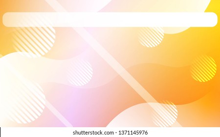 Abstract Waves, Line, Geometric Shape. Futuristic Technology Style Background. For Creative Templates, Cards, Color Covers Set. Vector Illustration with Color Gradient